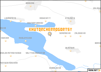 map of Khutor Chernogortsy