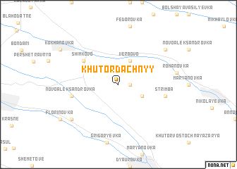 map of Khutor Dachnyy