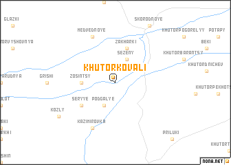 map of Khutor Kovali