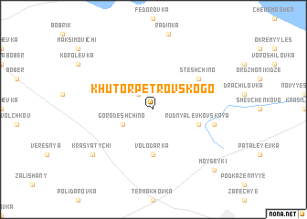 map of Khutor Petrovskogo