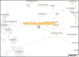 map of (( Khutor Vladimirovka ))