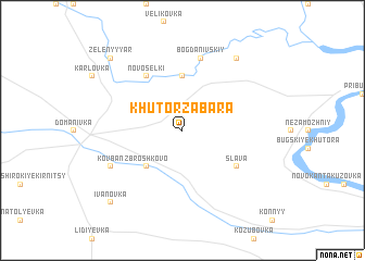 map of Khutor Zabara