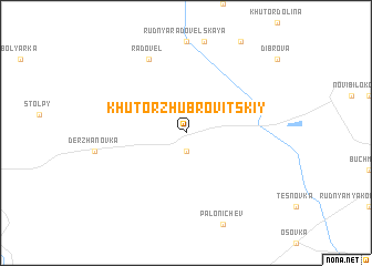 map of Khutor Zhubrovitskiy