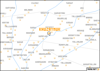 map of Khuzaymūk