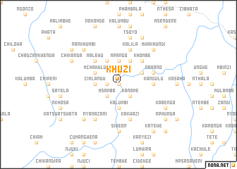 map of Khuzi