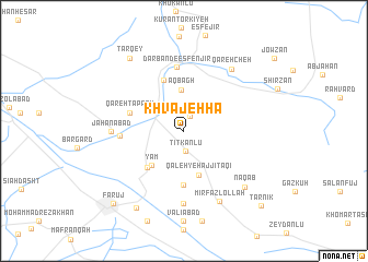 map of Khvājehhā