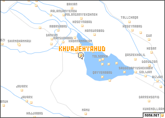 map of Khvājeh Yahūd