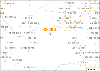 map of Khvar
