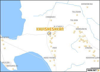 map of Khvīsh Eshkan