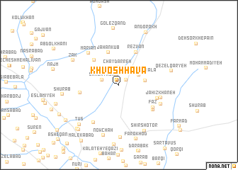 map of Khvosh Havā