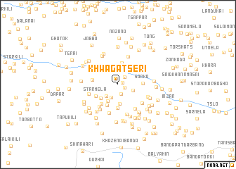 map of Khwaga Tseri