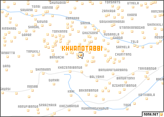 map of Khwano Tabbi