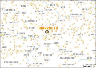 map of Khwarkoto