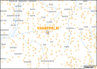 map of Khwārpalai