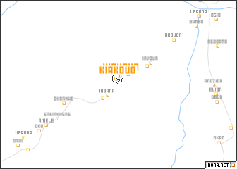 map of Kiakouo