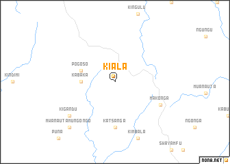 map of Kiala