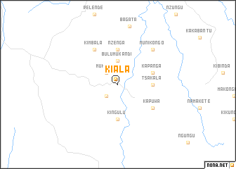 map of Kiala