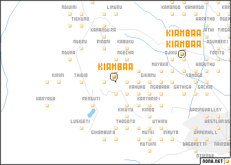 map of Kiambaa