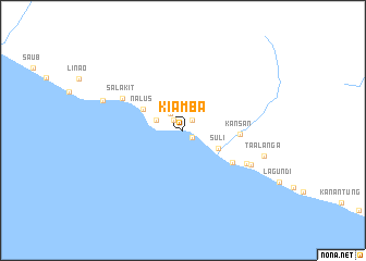 map of Kiamba