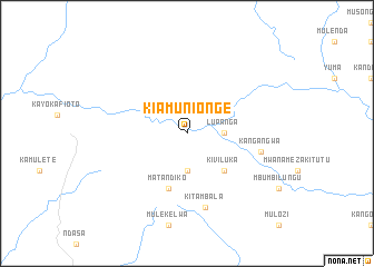 map of Kiamunionge