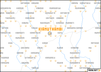 map of Kiamuthambi