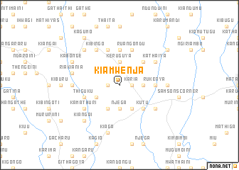 map of Kiamwenja