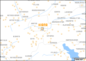 map of (( Kiána ))