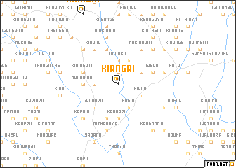 map of Kiangai