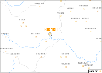 map of Kiangu