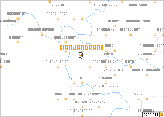 map of Kianjandrano