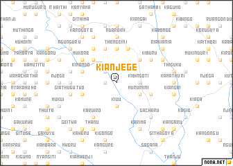 map of Kianjege