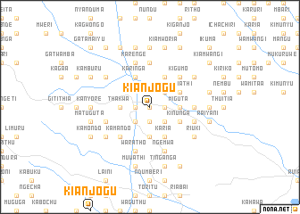 map of Kianjogu