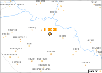 map of Kīārak