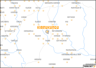 map of Kiarukungu