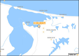 map of Kiauban