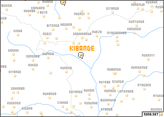 map of Kibande
