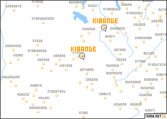 map of Kibande