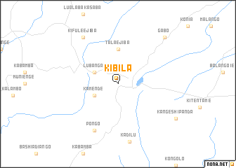 map of Kibila