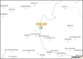 map of Kibler