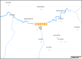 map of Kibombo