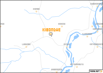 map of Kibondwe