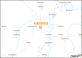 map of Kibwanga