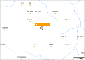 map of Kibwanga