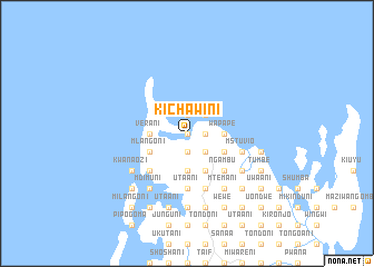 map of Kichawini