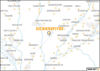 map of Kichik-Sŭfiyon