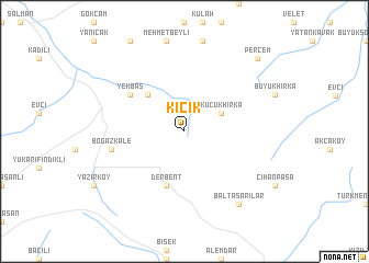 map of Kıcık