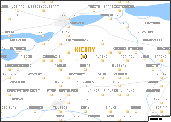 map of Kiciny