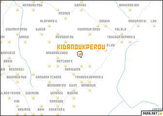 map of Kidanoukpérou