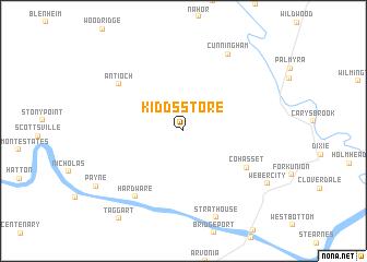 map of Kidds Store