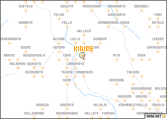 map of Kidiré